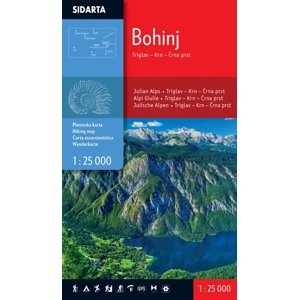 Mapa Bohinj 1:25000