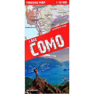 Mapa Lake Como - Terraquest Trekking Map 1:50 000