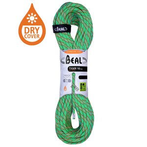 Horolezecké lano Beal Tiger 10mm UNICORE DRY COVER zelená|70m