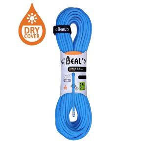 Horolezecké lano Beal Joker 9,1mm UNICORE DRY COVER modrá|80m