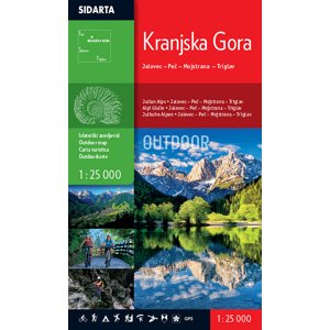 Mapa Kranjska Gora Outdoor 1:25000