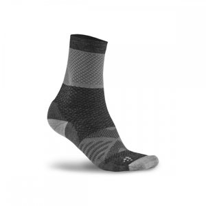 Ponožky CRAFT XC Warm bílá s černou|46-48