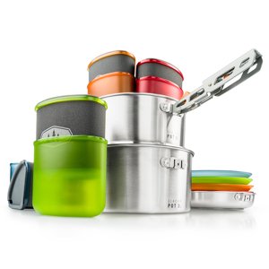 Kempingové nádobí GSI Outdoors Glacier Stainless Camper 2+3L