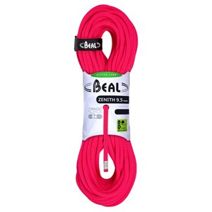 Horolezecké lano Beal Zenith 9,5mm solid pink|60m