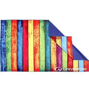 Ručník Lifeventure Printed SoftFibre Trek Towel - Striped Planks