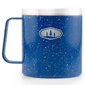 Hrnek GSI Glacier Stainless Camp Cup 444ml blue speckle