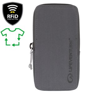 Peněženka Lifeventure RFID Phone Wallet, Recycled, Grey