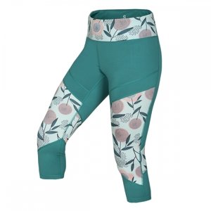 Dámské legíny Ocún RHEA 3/4 Leggings green porcelain|L