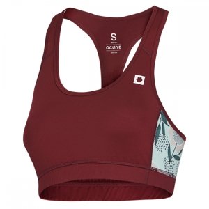 Sportovní podprsenka Ocún MISTY Bra wine merlot|S