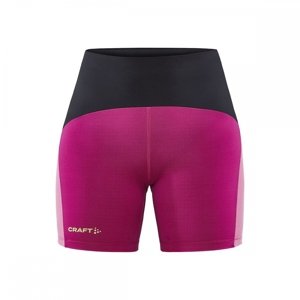 Kraťasy CRAFT PRO Hypervent Short W černá s růžovou|M