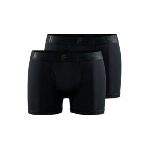 Pánské boxerky CRAFT CORE Dry 3" 2-pack černá|S