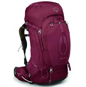 Dámský turistický batoh Osprey AURA AG 65, berry sorbet red|M-L