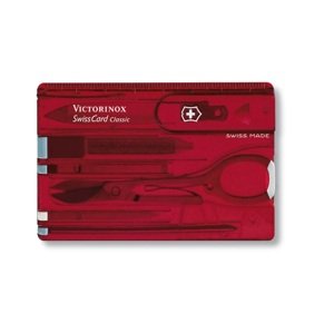 Nůž Victorinox SwissCard červená