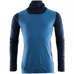 Pánské funkční triko Aclima WarmWool hoodsweater Man Navy Blazer-Coast