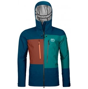 Pánská lyžařská bunda Ortovox 3L Deep Shell Jacket M petrol blue|XXL