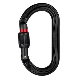 Karabina Petzl OK Screw-Lock černá