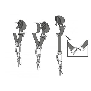 Kotvící popruh  Petzl Connexion Vario 200-400 cm