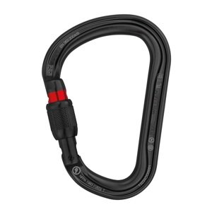 Karabina Petzl William SCREW-LOCK Black