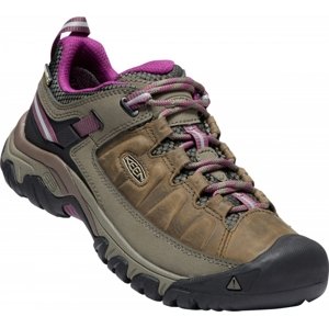 Dámská treková obuv Keen TARGHEE III WP W weiss/boysenberry|40 EU