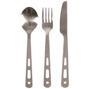 Příbor Lifeventure Knife Fork Spoon Set - Titanium