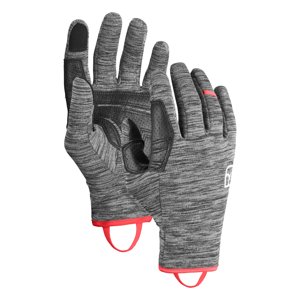 Rukavice Ortovox W’s Fleece Light Glove black steel blend|M