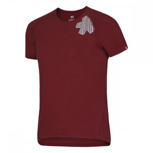Pánské triko Ocún BAMBOO T Blossom Men wine merlot|XXL