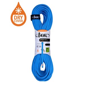 Horolezecké lano Beal Opera 8,5mm UNICORE DRY COVER modrá|60m