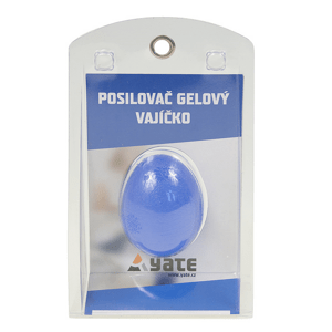 Posilovač prstů Yate Posilovač prstů vajíčko - gelový modrý