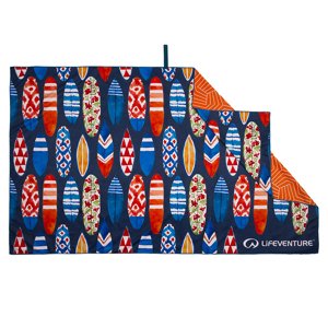 Ručník Lifeventure Recycled Printed SoftFibre Trek Towel, Surfboards,