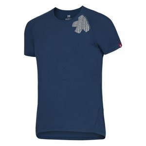 Pánské triko Ocún BAMBOO T Blossom Men blue opal|L