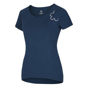 Tričko Ocún BAMBOO T Blossom Women blue opal|L