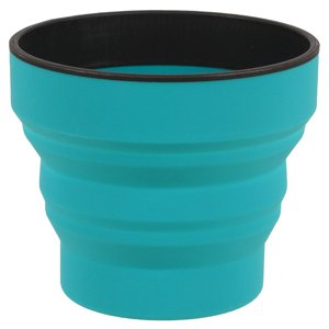 Hrnek Lifeventure Silicone Ellipse FlexiMug Teal