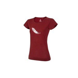Dámské triko Ocún CLASSIC T ORGANIC Woman Feather wine syrah|L