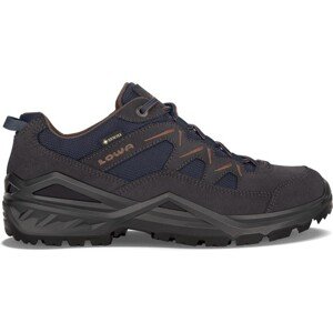 Trekové boty Lowa SIRKOS EVO GTX LO navy/brown|44,5 EU