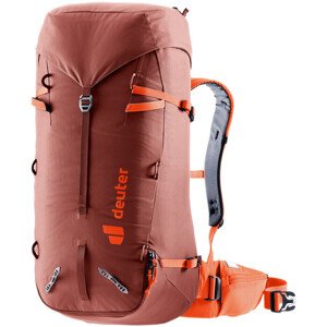Lezecký batoh Deuter Guide 34+8 redwood-papaya