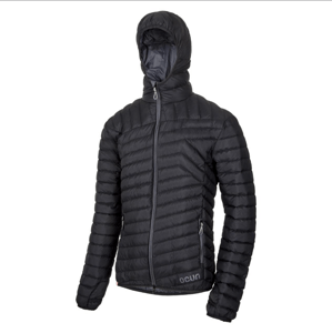 Pánská péřová bunda Ocún TSUNAMI ECO Men Black Beauty/Iron Gate|XL