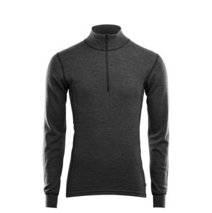 Pánské funkční triko Aclima WarmWool Mock Neck Shirt Man marengo/jet b