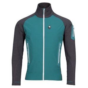 Pánská softshellová bunda High Point Merino Alpha Everglade/Antracit|L