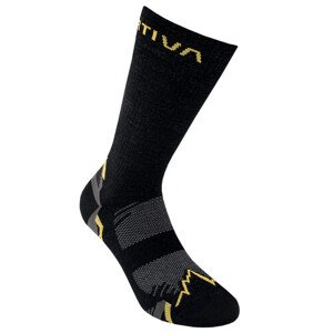 Ponožky La Sportiva Hiking Socks Black/Yellow|M