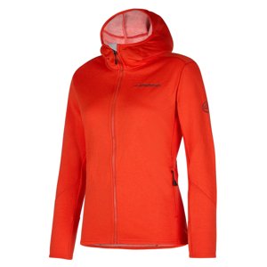 Dámská funkční mikina La Sportiva Cosmic Hoody W Carbon/Cherry Tomato|