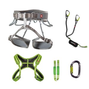 Ferratový set Ocún Via Ferrata Twist + Chest Set|XS-M