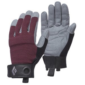 Ferratové rukavice Black Diamond W Crag Gloves bordeaux|S