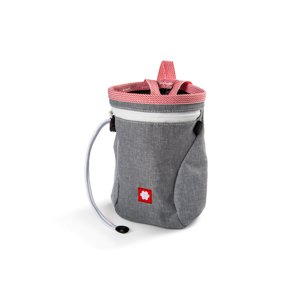 Pytlík na magnézium Ocún Dusty ECO + Belt grey/red