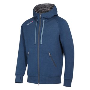 Pánská lezecká mikina Ocún HOODIE ZIPPER MEN blue opal|L