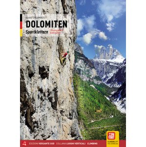 Lezecký průvodce DOLOMITES Crags německá verze