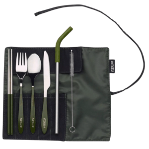 Příbor MIZU Urban Cutlery Set army green