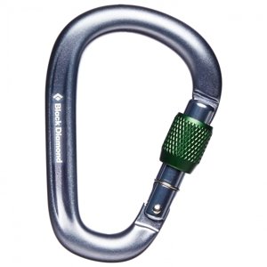 Karabina Black Diamond PEARLOCK SCREWGATE CARABINER Gray