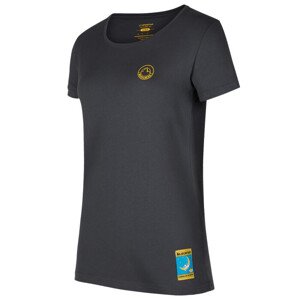 Tričko La Sportiva Climbing on the Moon T-Shirt W Carbon/Giallo|S