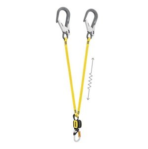 Dvojitý spojovací prostředek s tlumičem pádu Petzl Absorbica-Y MGO EU