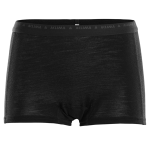 Boxerky Aclima WarmWool Boxer shorts Woman Jet Black|S